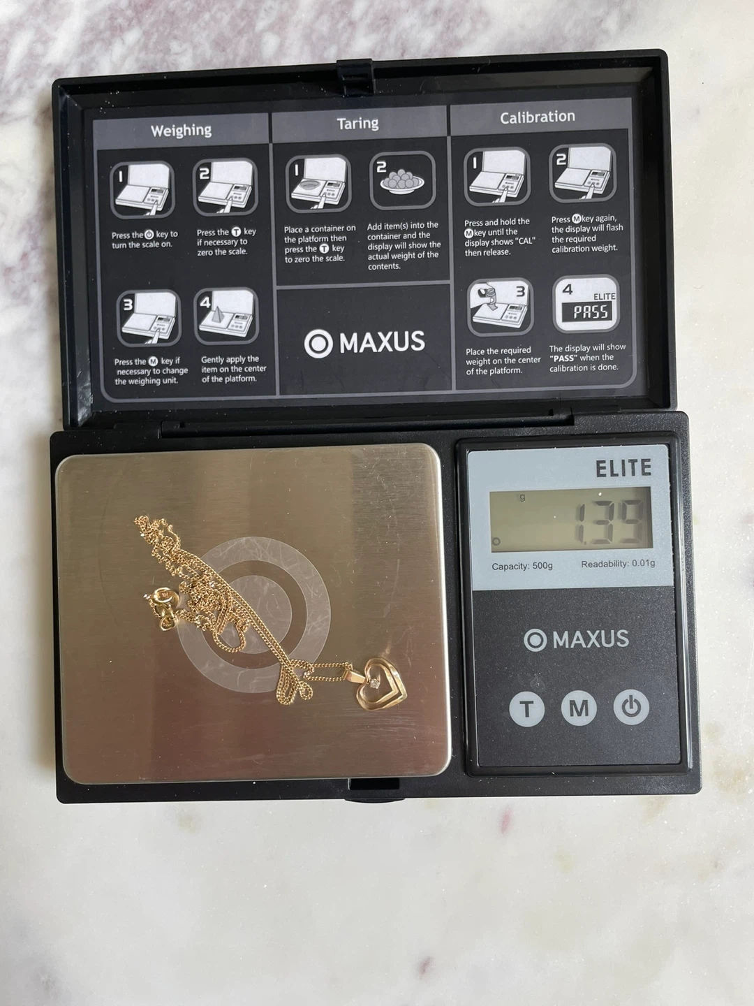 14k Necklace & Heart Pendant with diamond - photo 4