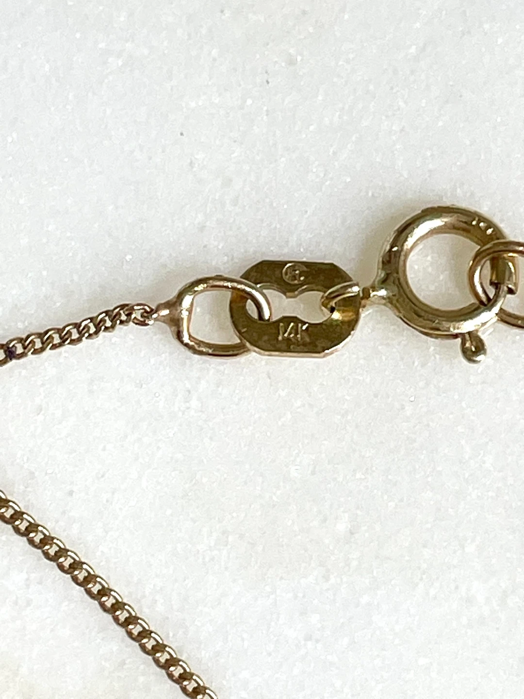 14k Necklace & Heart Pendant with diamond - photo 3