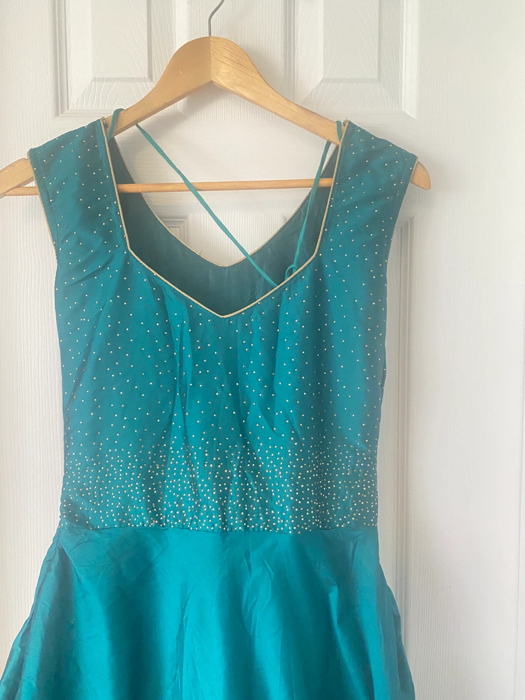 Teal & Yellow Indian Dresses - photo 3