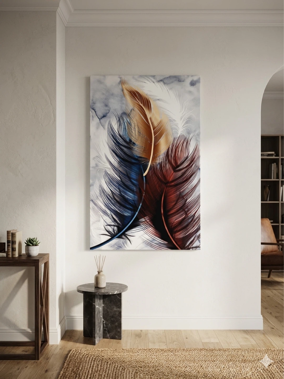 Feather Wall Art Canvas Print - photo 2