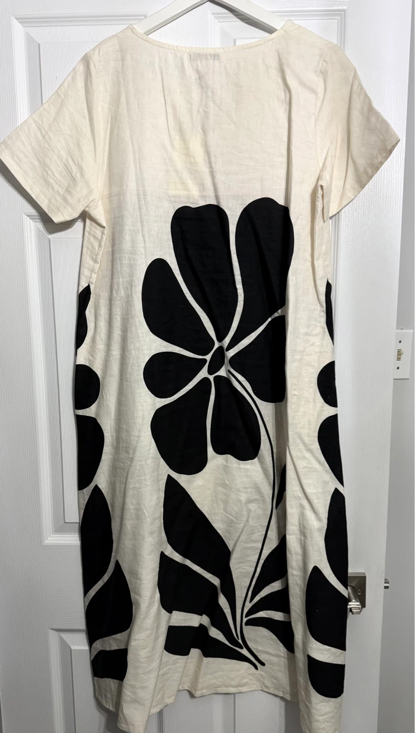 TERZO MILLENNIO Women's Linen Blend Dress - photo 3
