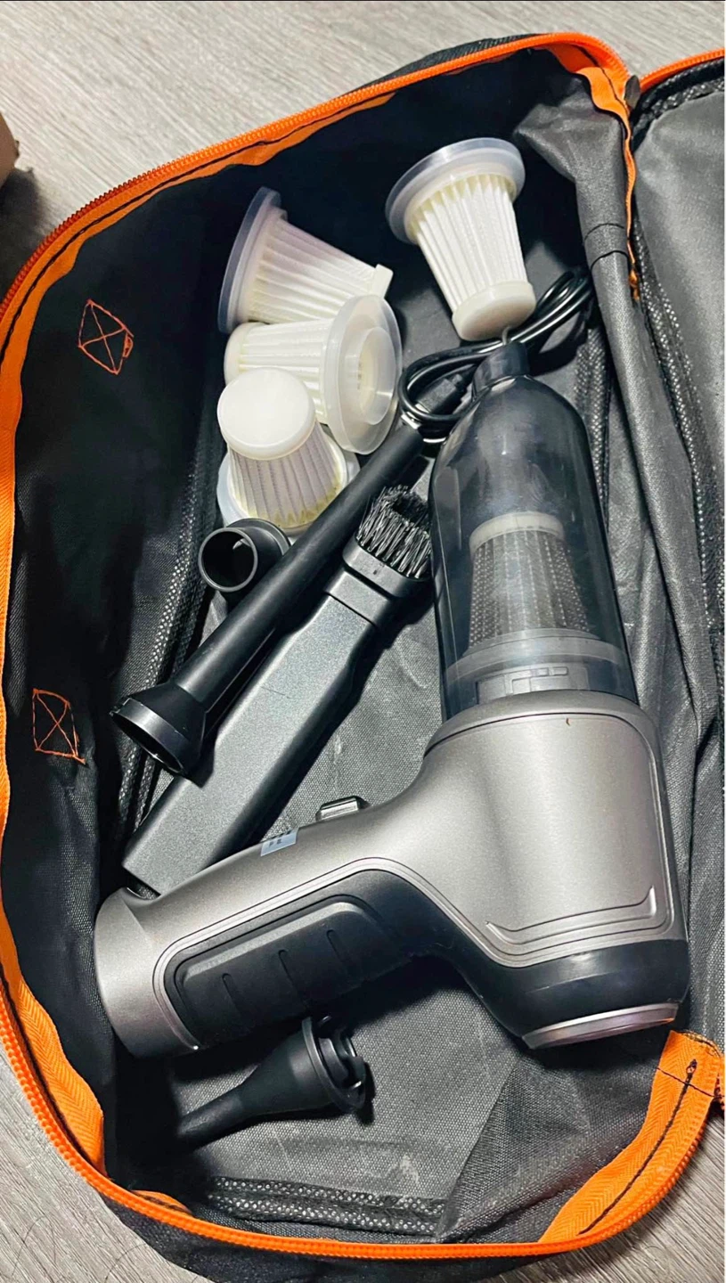 Portable Handheld Vacuum Cleaner with Accessories and Case