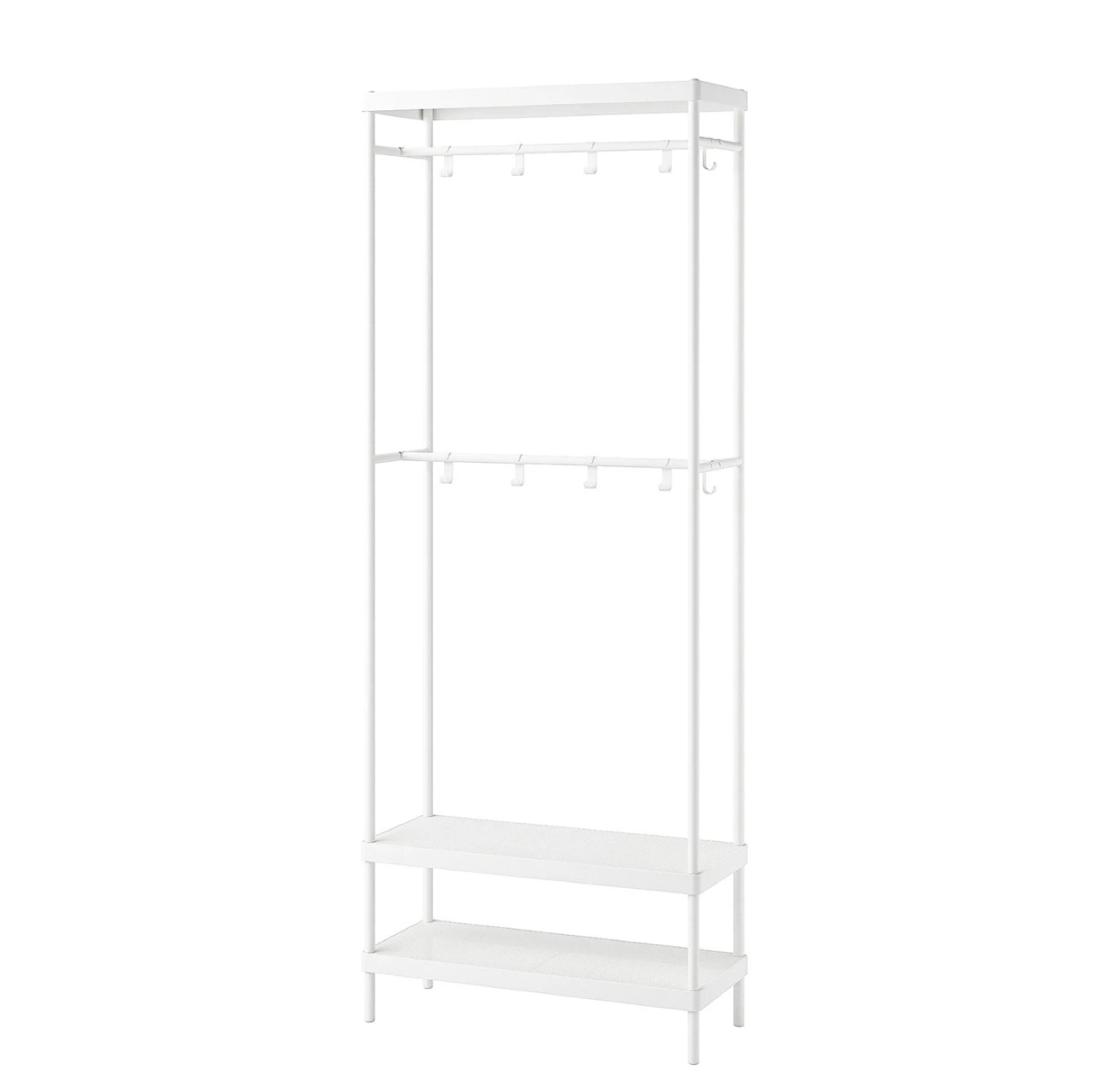 IKEA Coat Rack with Shelves