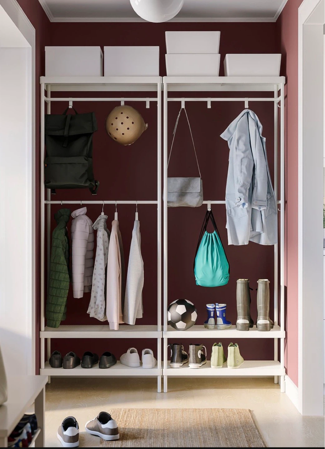 IKEA Coat Rack with Shelves - photo 2