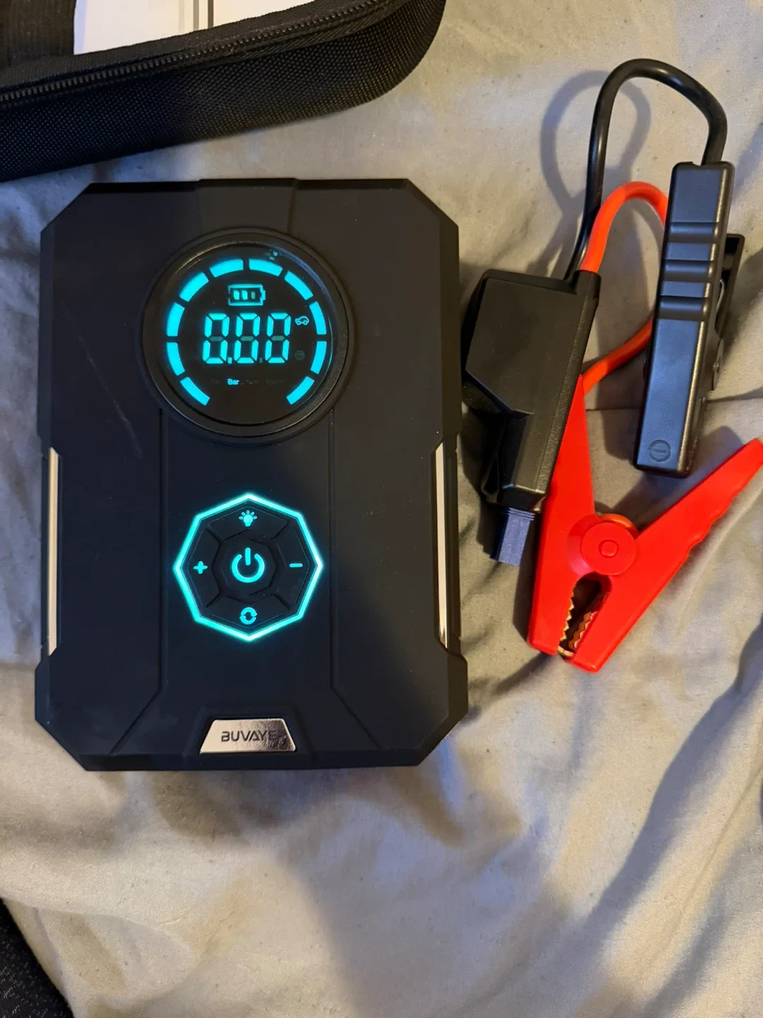 BUVAYE 2-in-1 Jump Starter & Air Pump