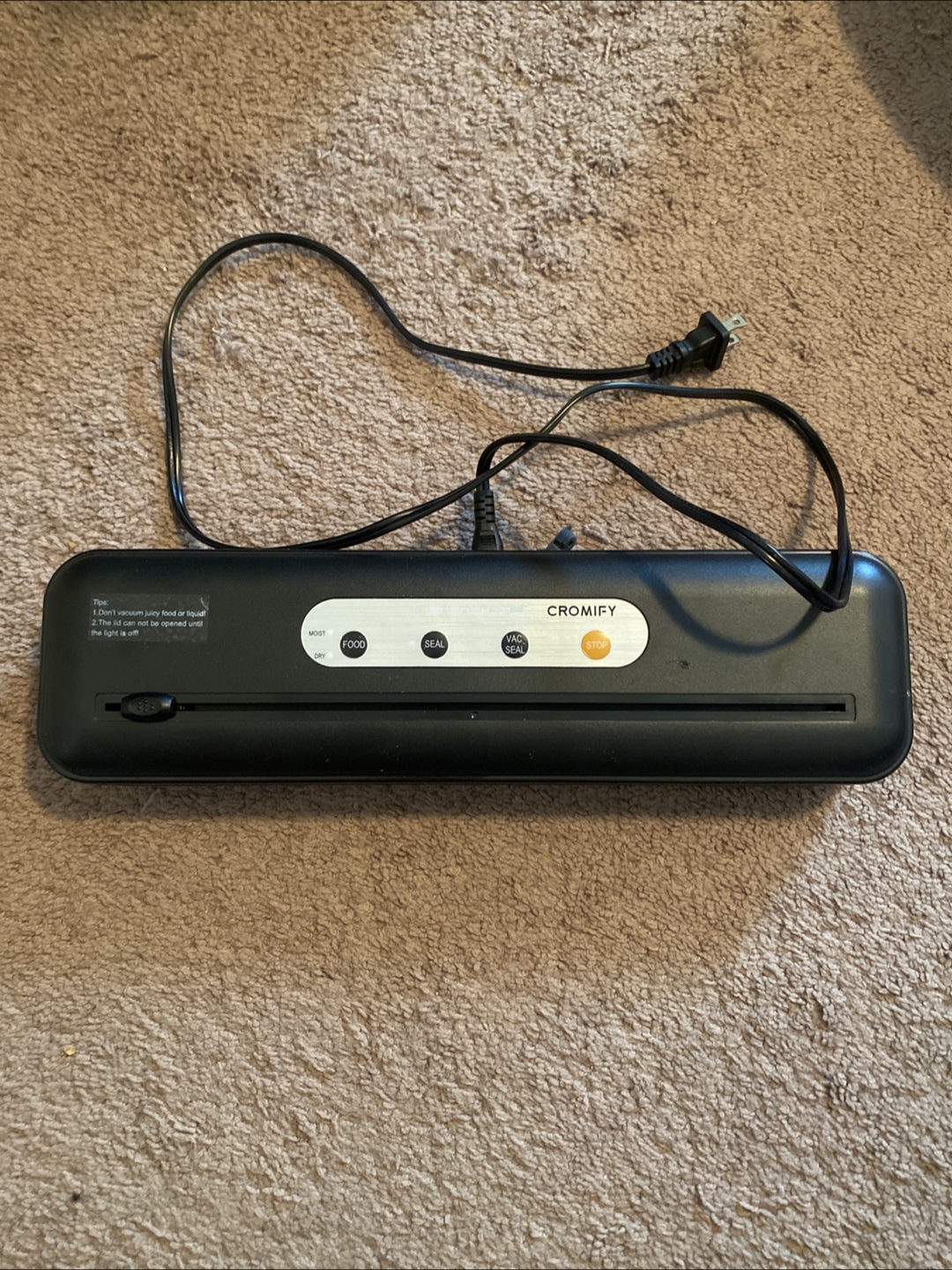 Cromify Vacuum Sealer Food Sealer Machine