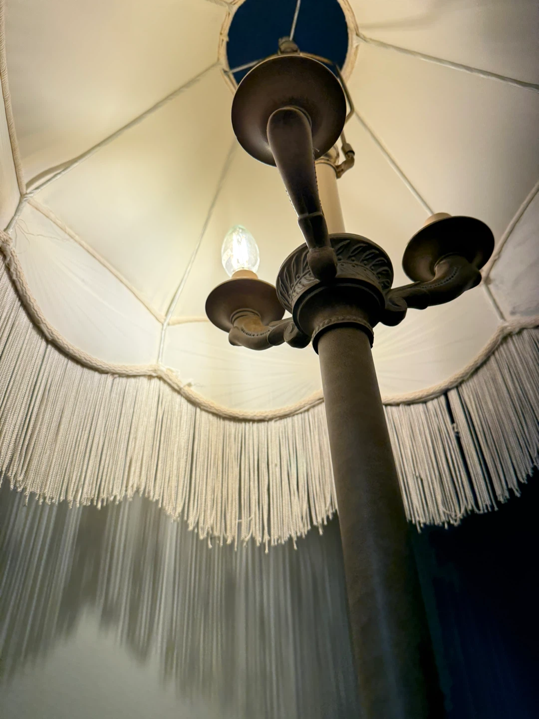 Vintage Floral Accent Floor Lamp - photo 4