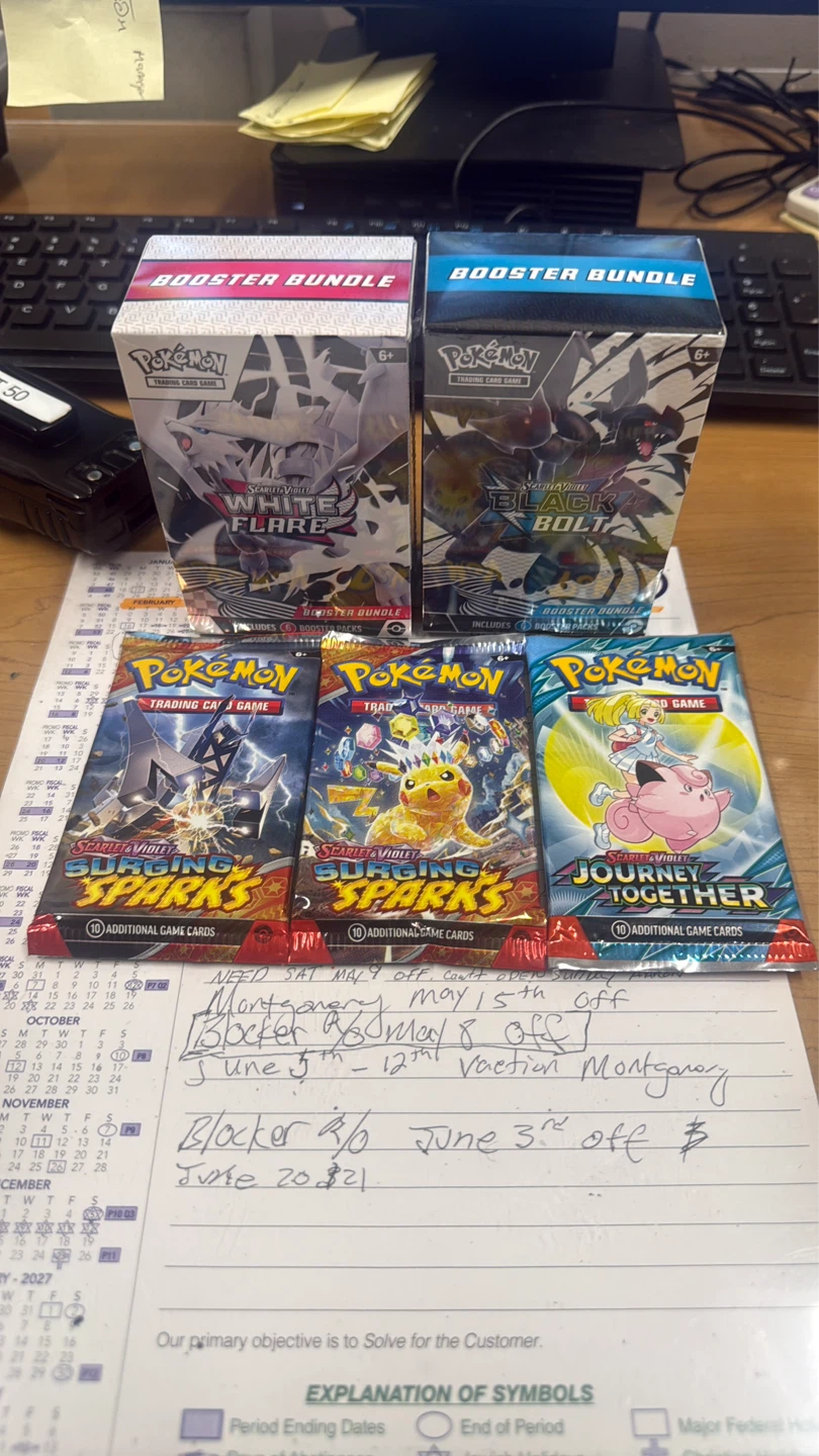 Pokemon Scarlet & Violet Booster Bundle and Packs