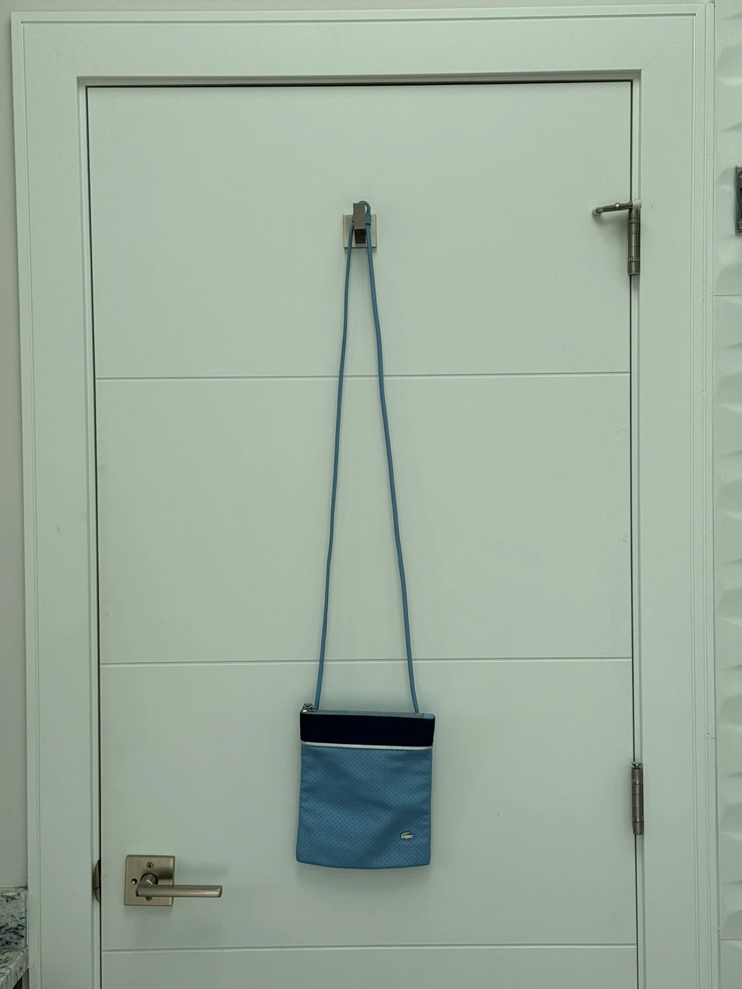 Lacoste Blue Perforated Crossbody Bag - photo 2