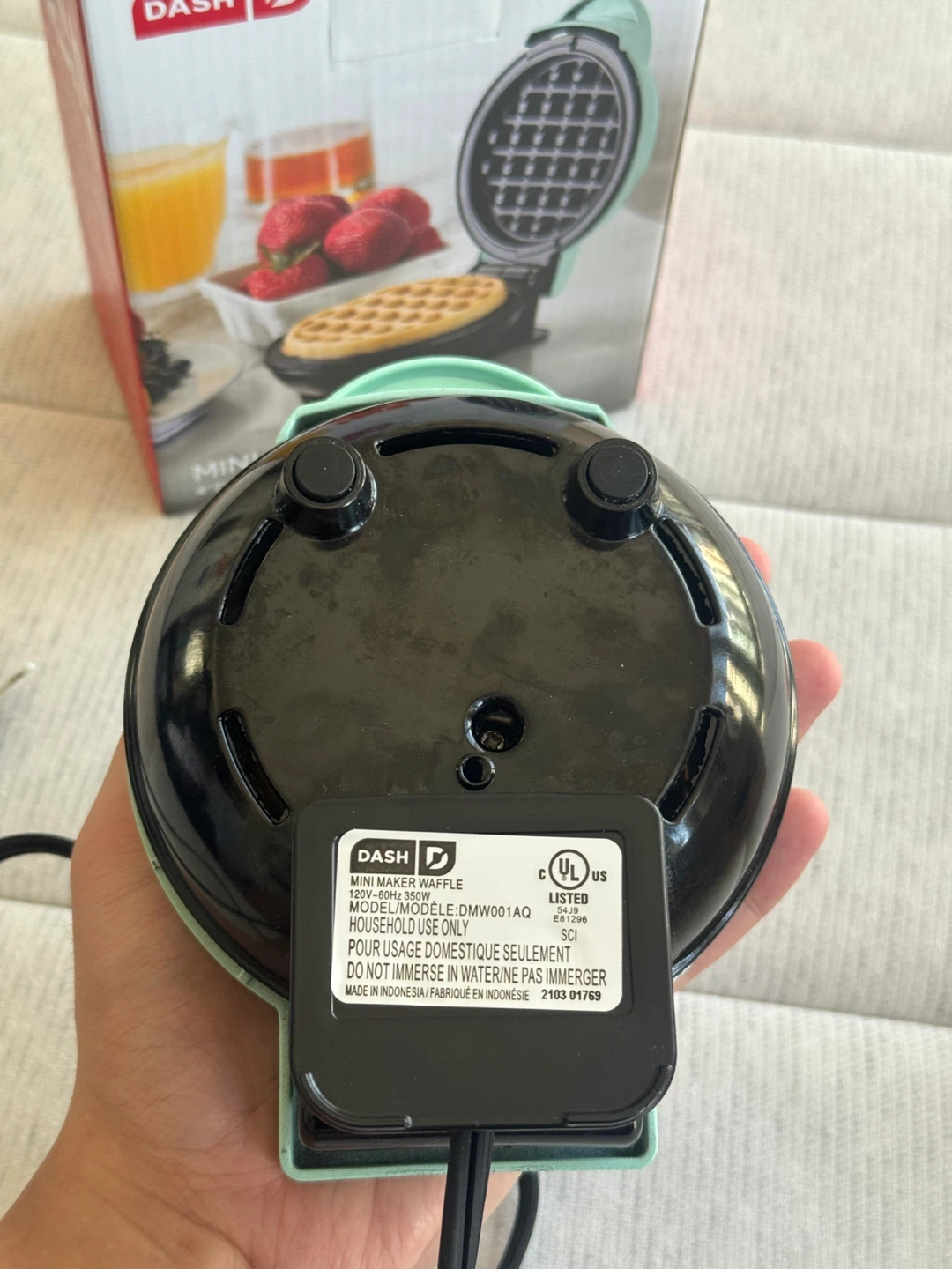 Dash Mini Waffle Maker - photo 3