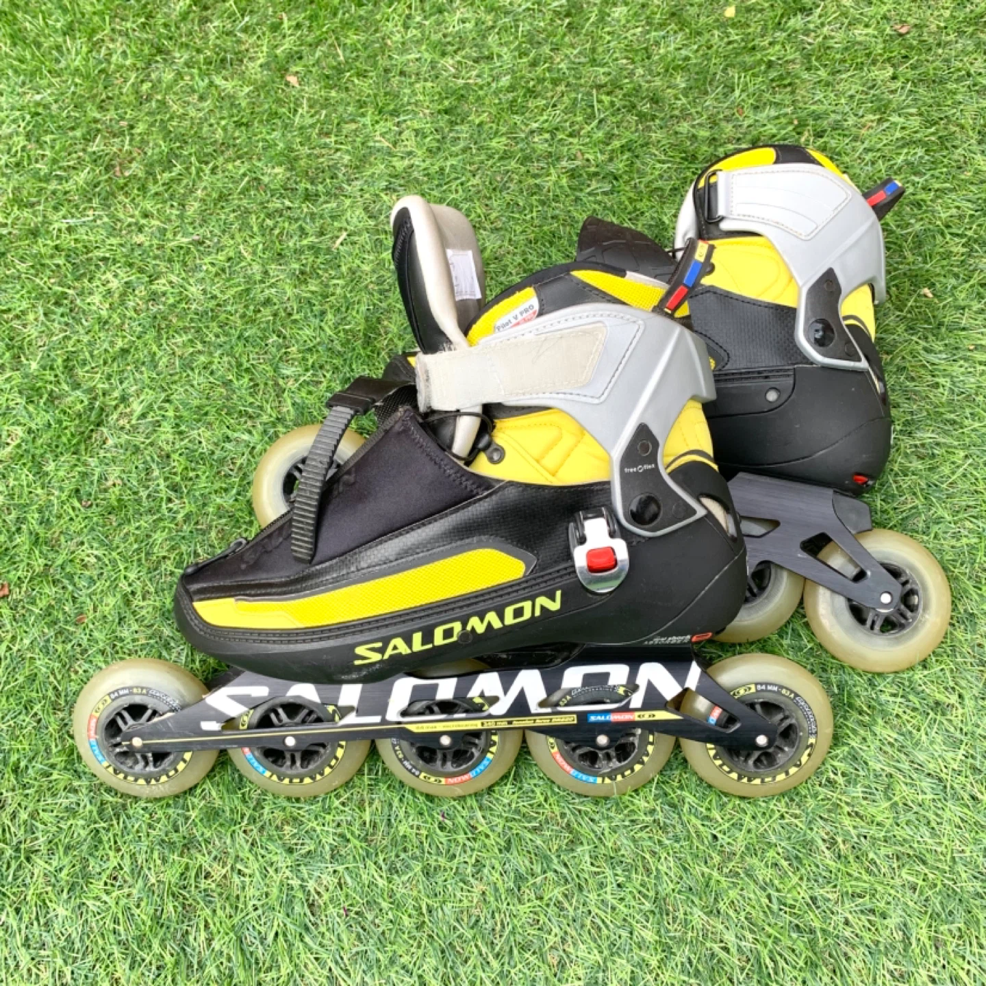 Inline Skates Salomon Pilot V Pro Rollerblades Mens Size 10 84mm