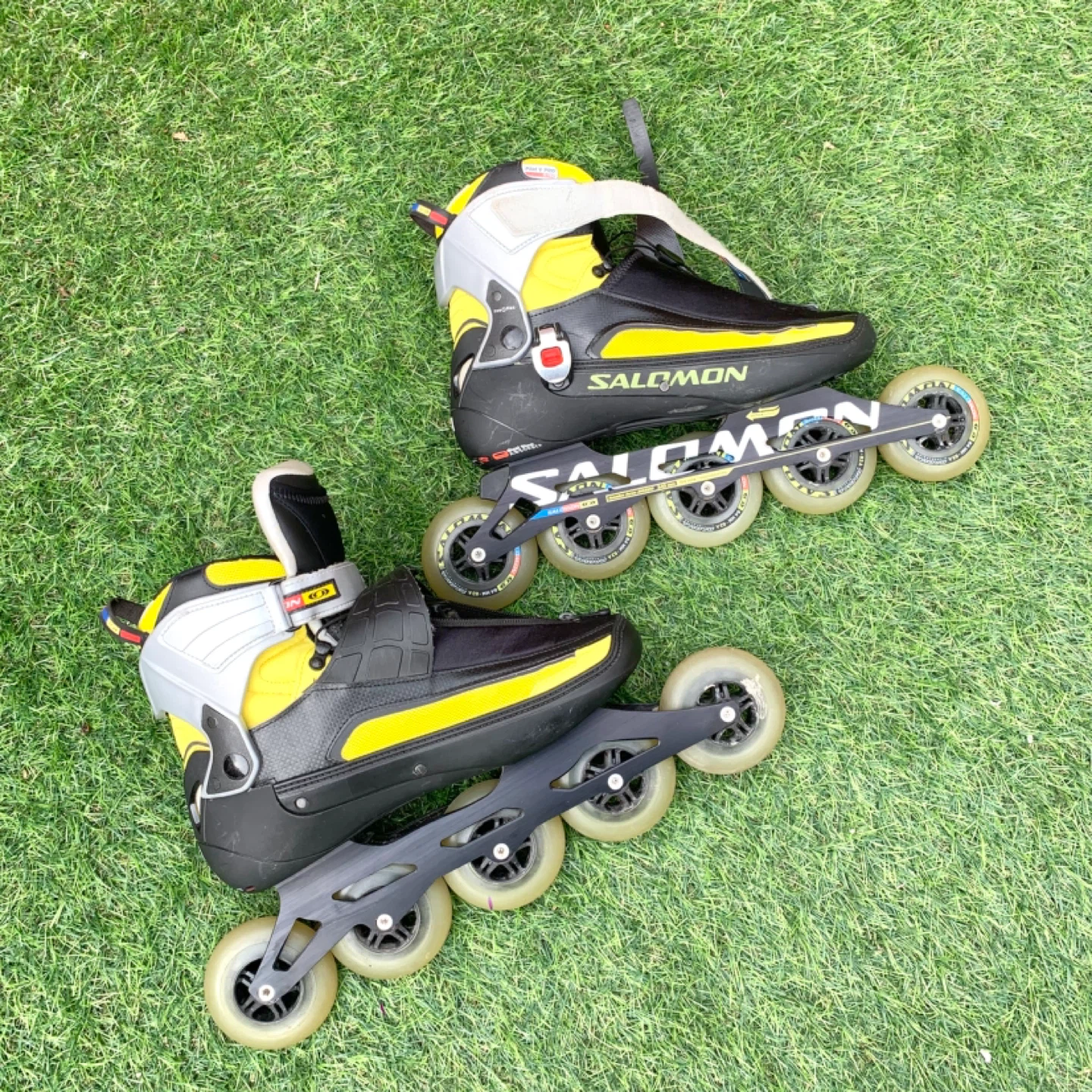 Inline Skates Salomon Pilot V Pro Rollerblades Mens Size 10 84mm - photo 4