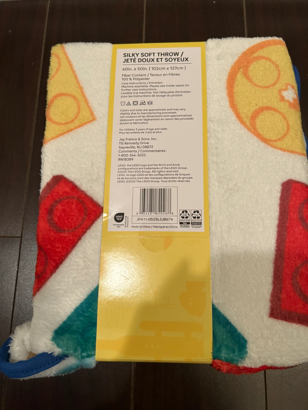 LEGO Soft Cuddly Throw Blanket 40" x 50" - photo 2