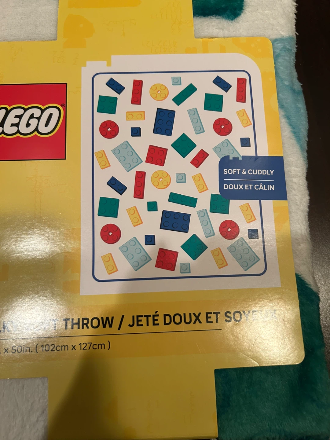 LEGO Soft Cuddly Throw Blanket 40" x 50" - photo 3