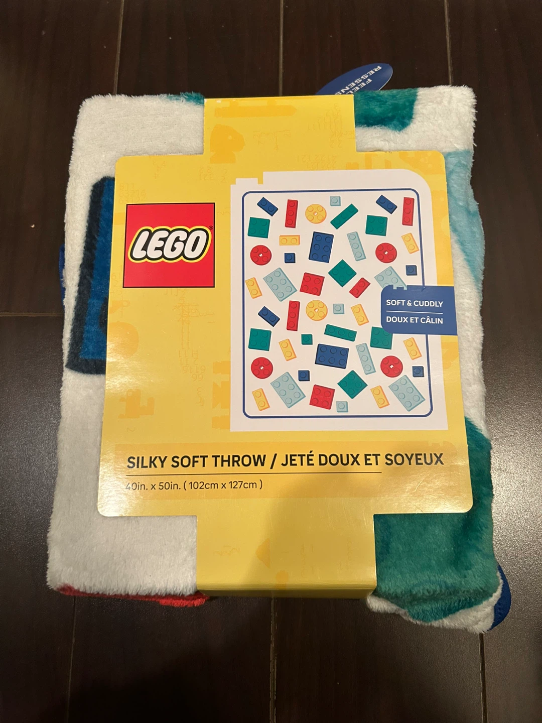 LEGO Soft Cuddly Throw Blanket 40" x 50"