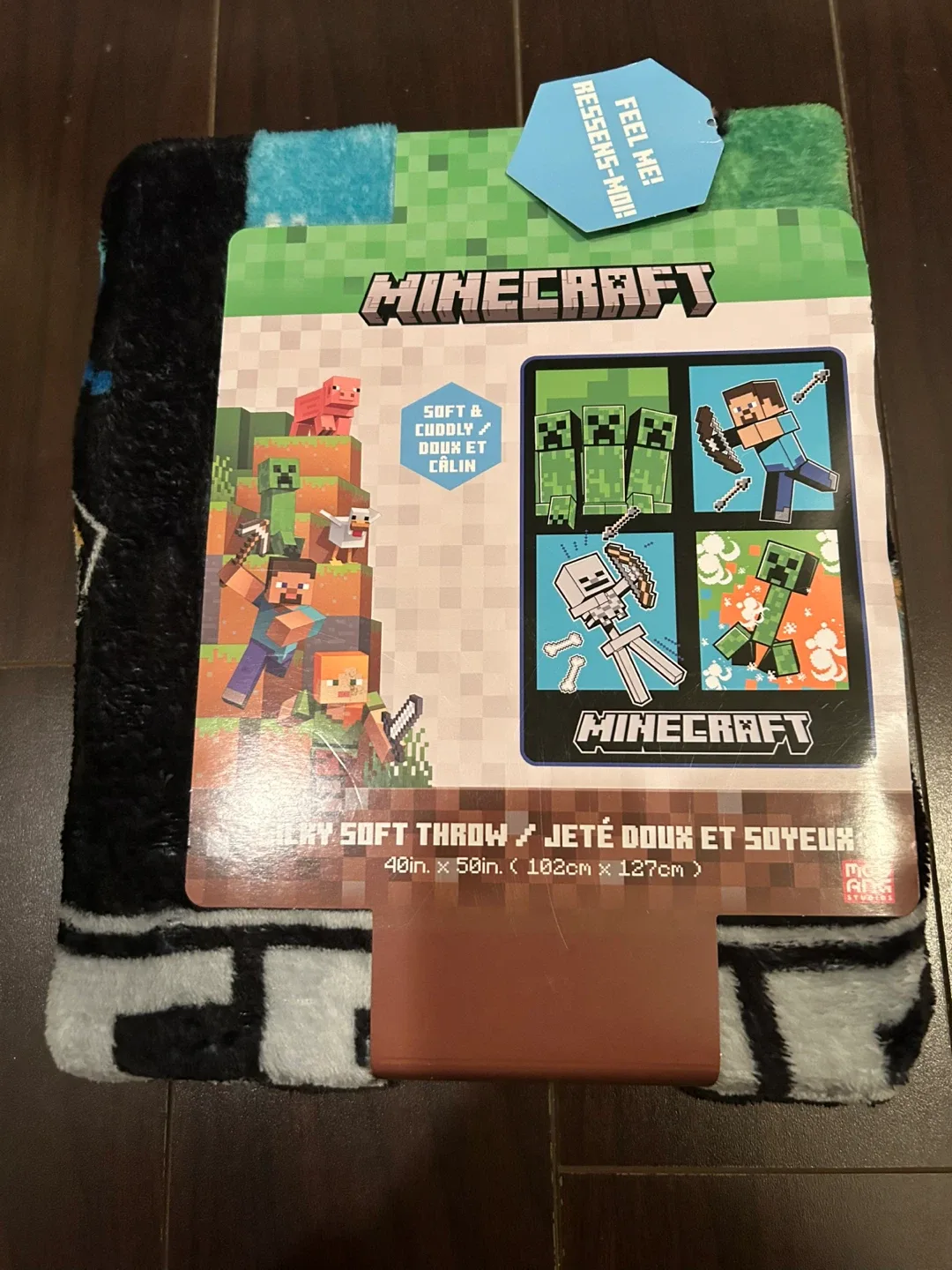 Minecraft Soft & Cuddly Throw Blanket 40" x 50"