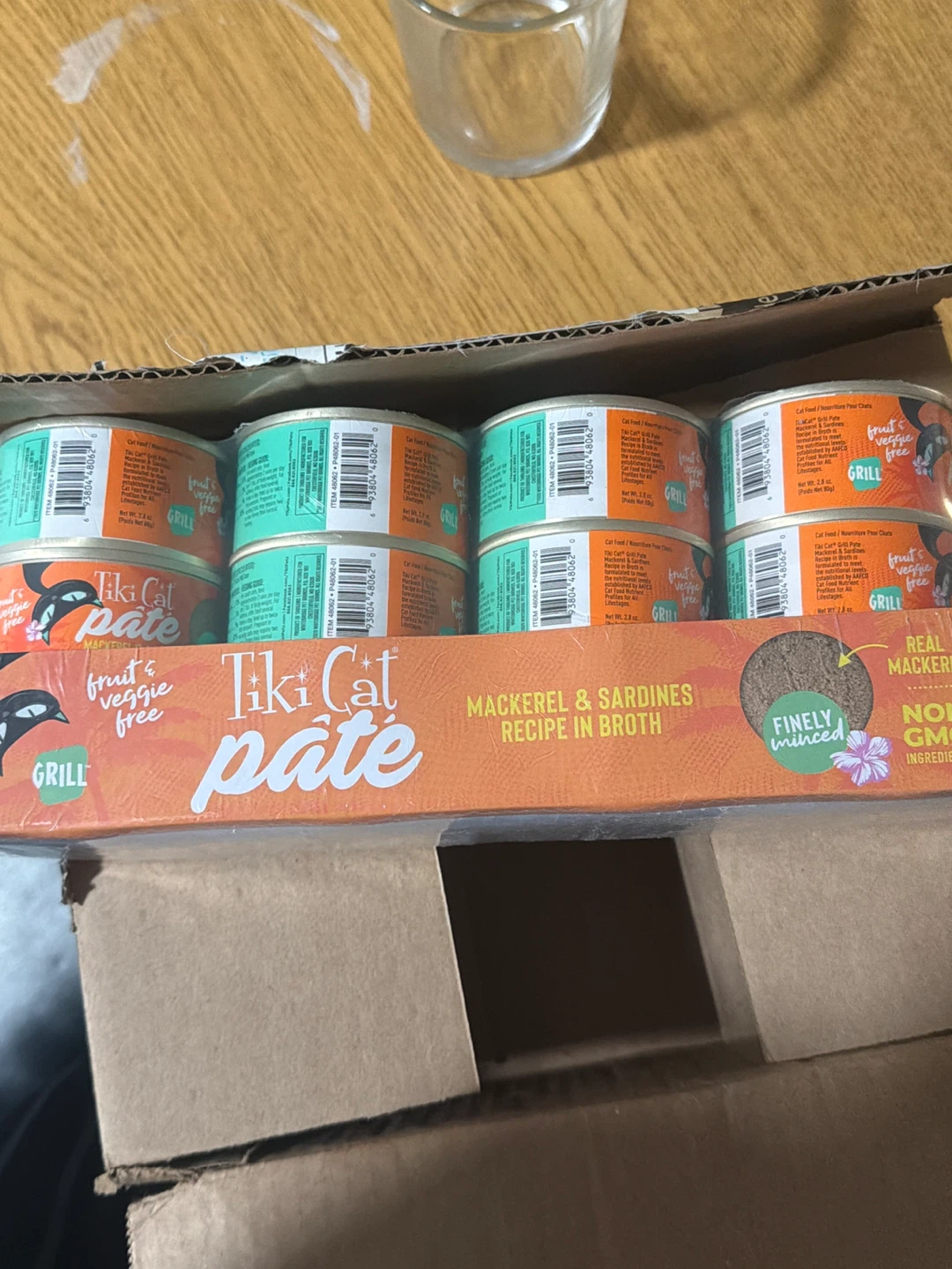 NEW 8 PACK - Tiki Cat Mackarel & Sardines Pate