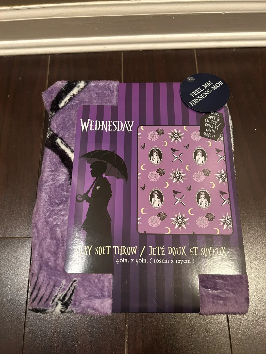 Wednesday Silky Soft Throw Blanket 40" x 50"