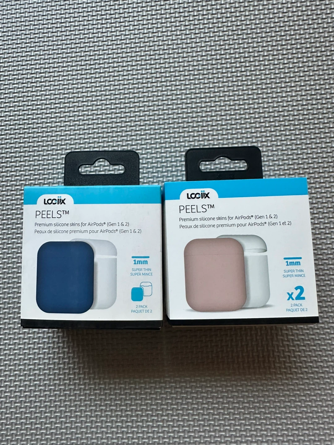 LOGiiX PEELs Premium Silicone Skins for AirPods (Gen 1 & 2)