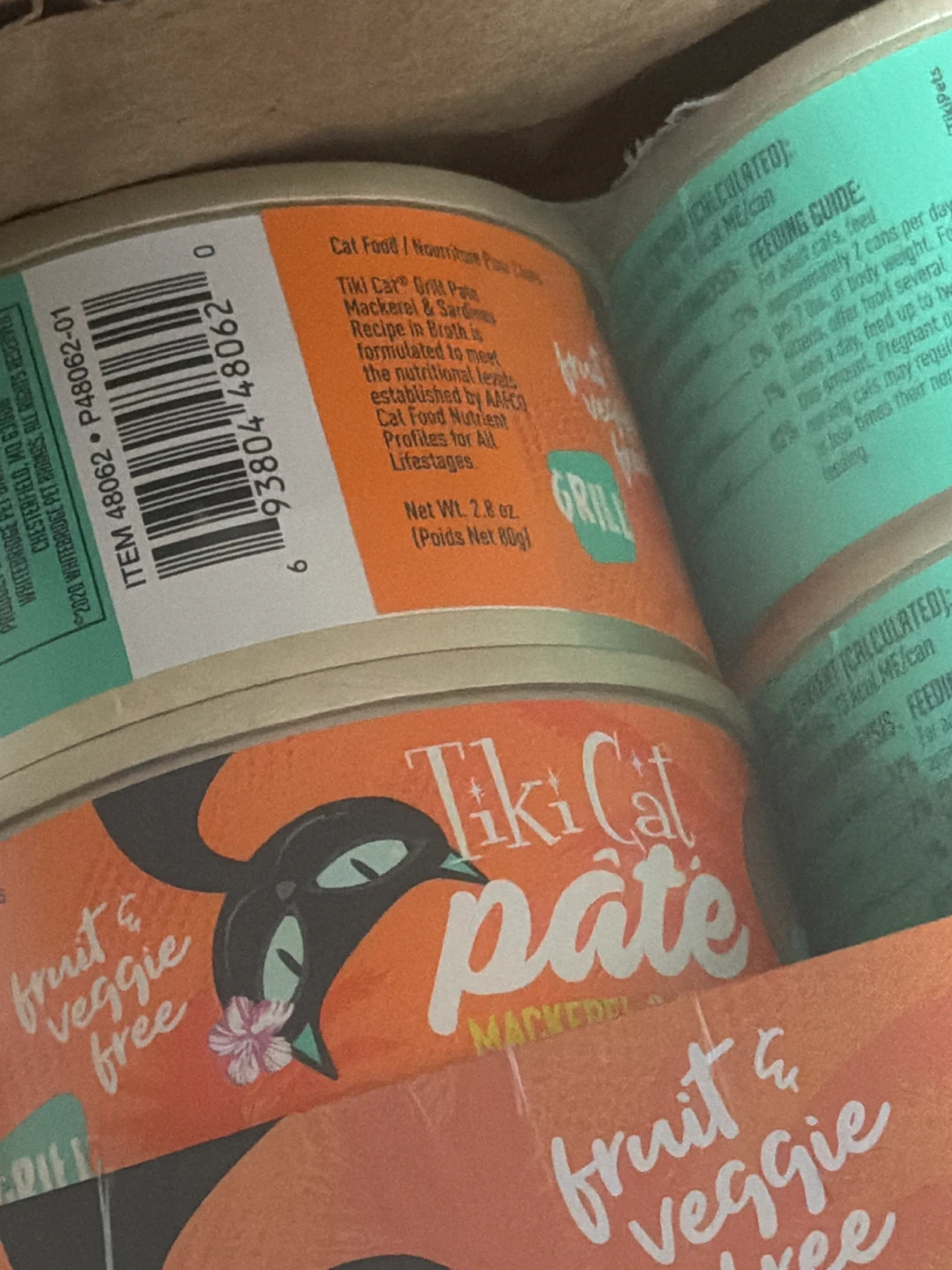NEW 8 PACK - Tiki Cat Mackarel & Sardines Pate - photo 2