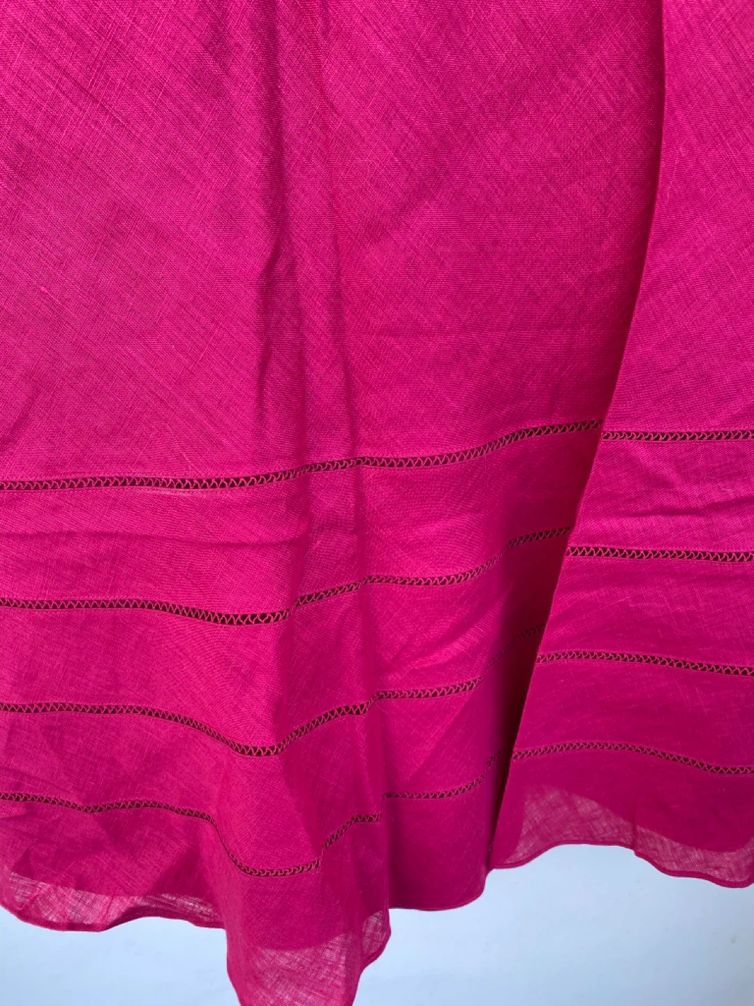 Ann Taylor Petite Fuchsia Linen Dress Size 12 - photo 4