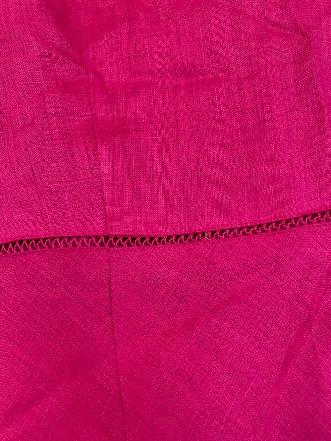 Ann Taylor Petite Fuchsia Linen Dress Size 12 - photo 3