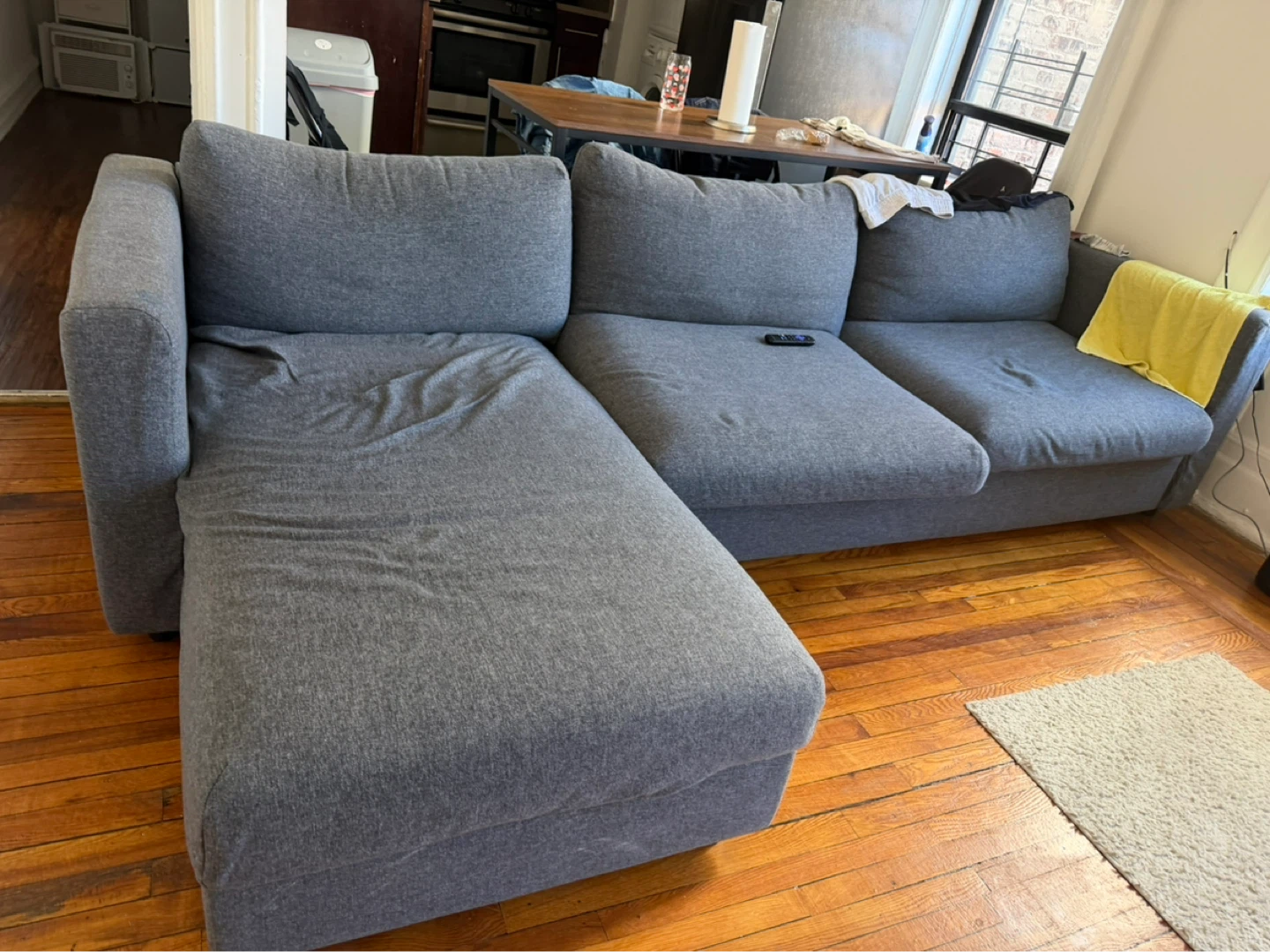 Grey Sectional Sofa with Storage - photo 2