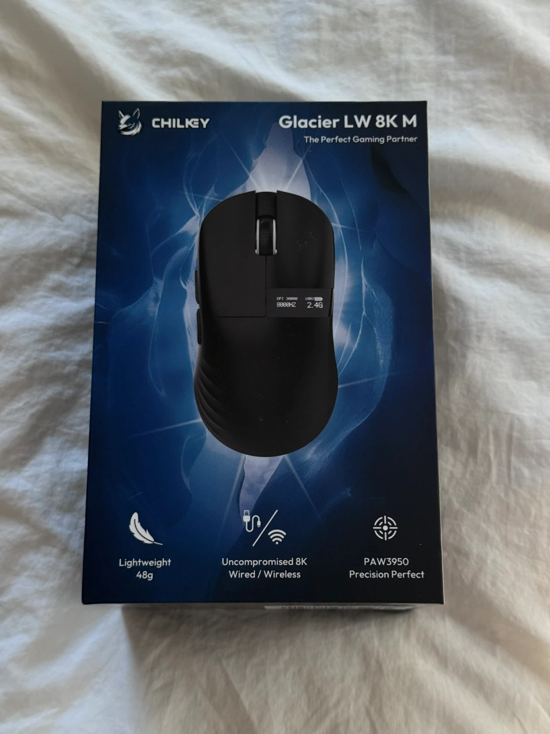 CHILKEY Glacier LW 8K Wireless Gaming Mouse Black - photo 2