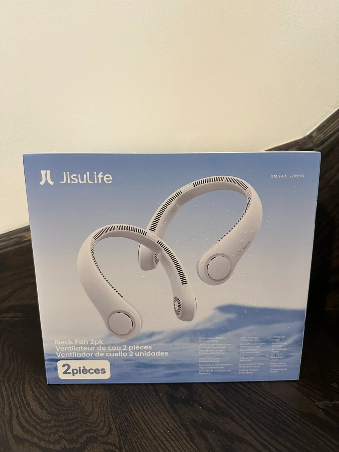 JisuLife Neck Fan 2-Piece Set