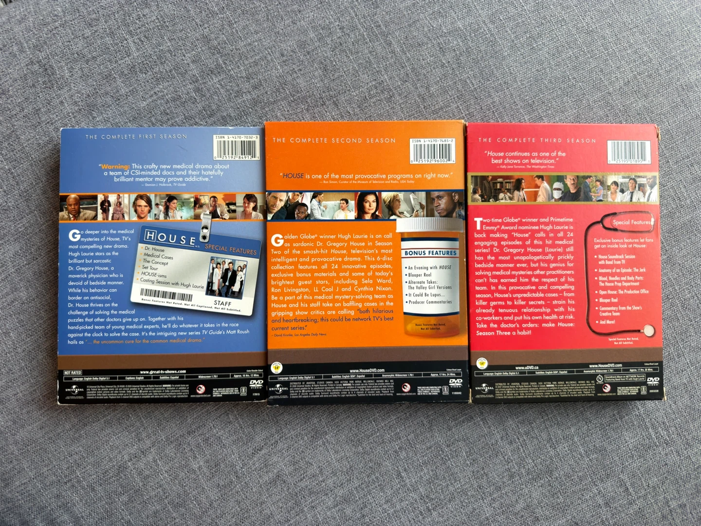 House M.D. Complete Seasons 1-3 DVD Set - photo 2
