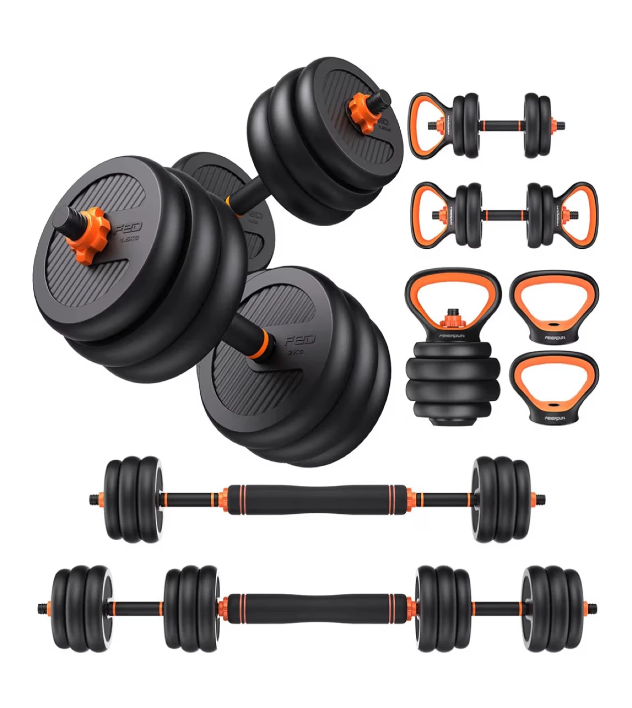 Adjustable weight lifting set for Home Gym