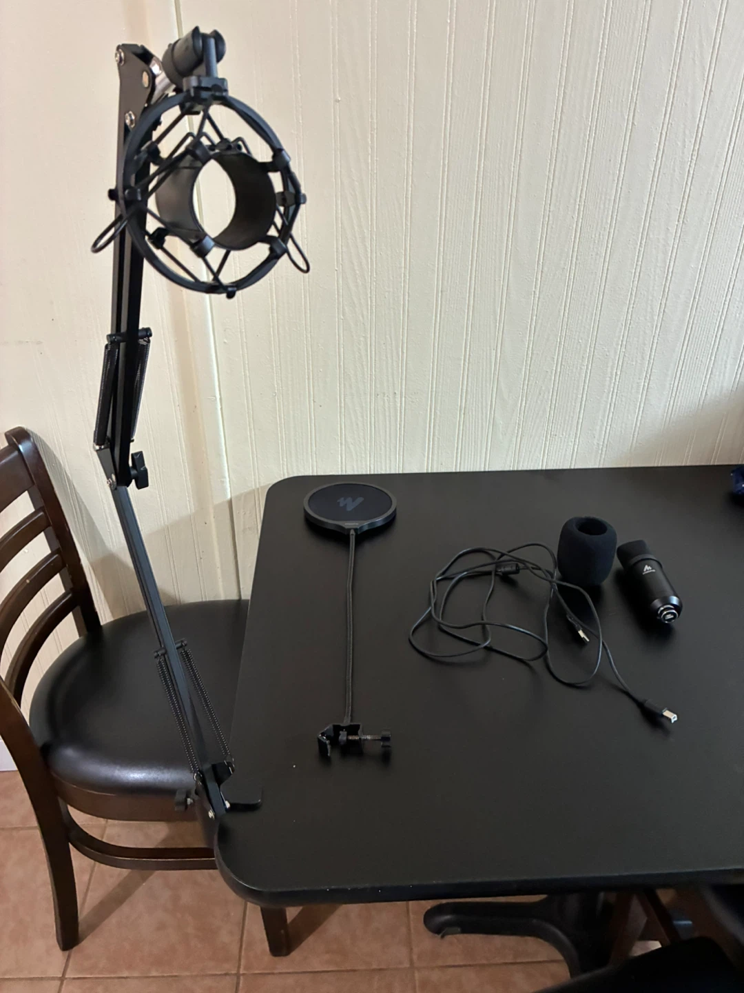 USB maono Microphone with Pop Filter and Boom Arm - photo 4