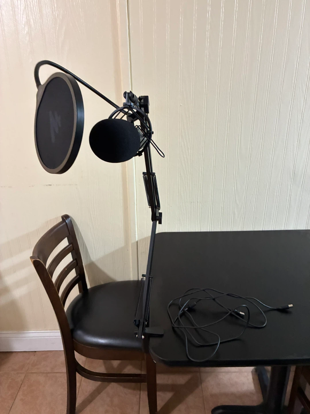 USB maono Microphone with Pop Filter and Boom Arm