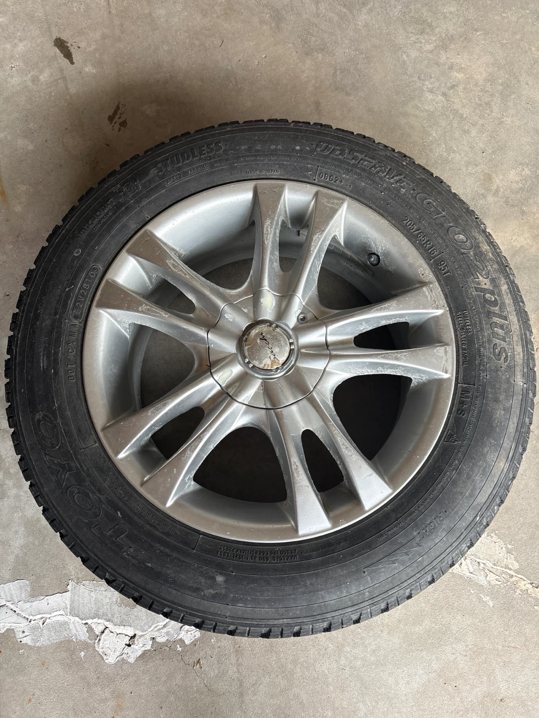 Tire and Rim - 205/55R16 91T