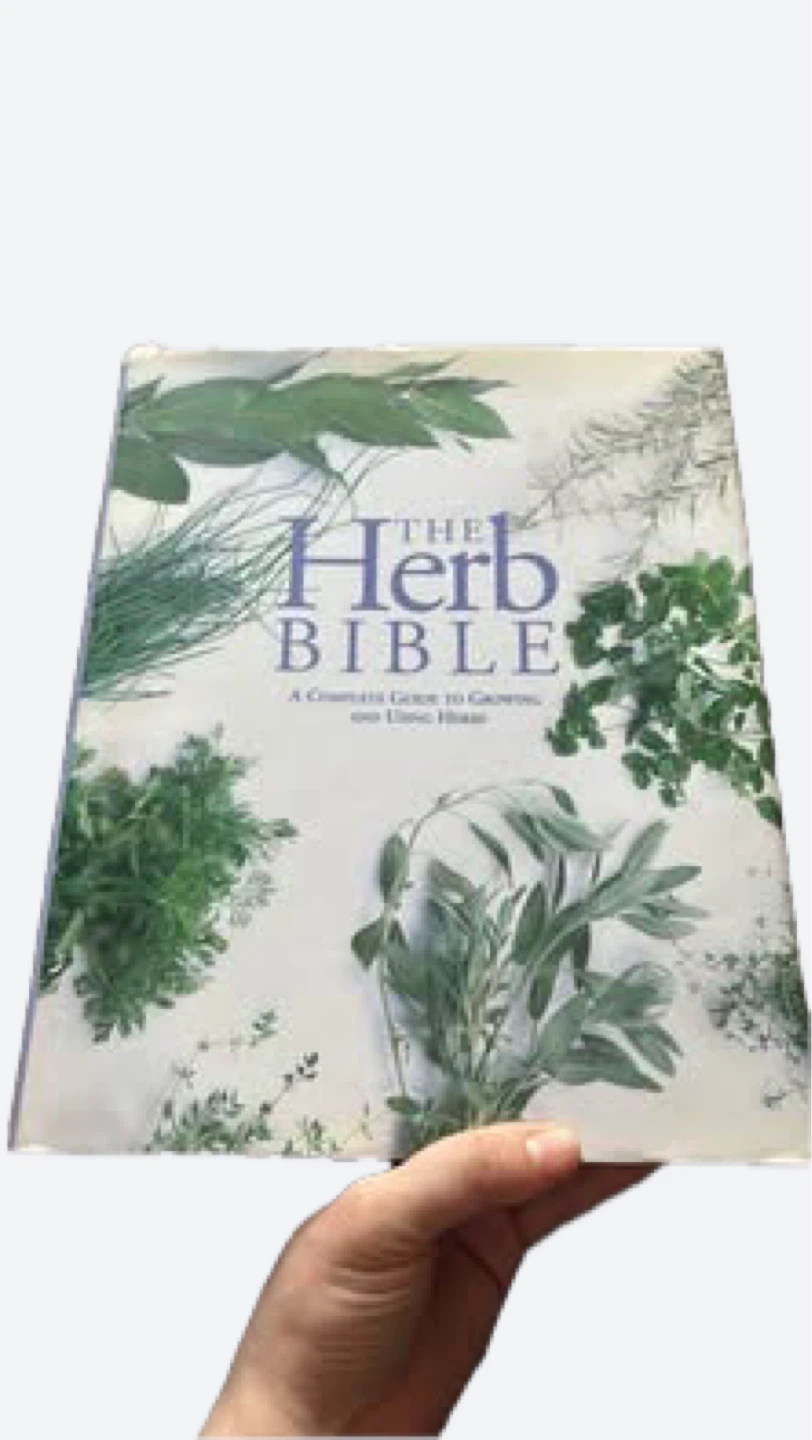 Hardcover book "The Herb Bible"