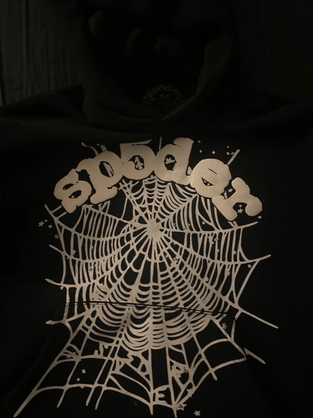 Black and White Sp5der hoodie