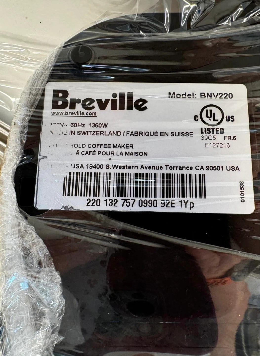 BREVILLE Nespresso Coffee Machine - photo 4