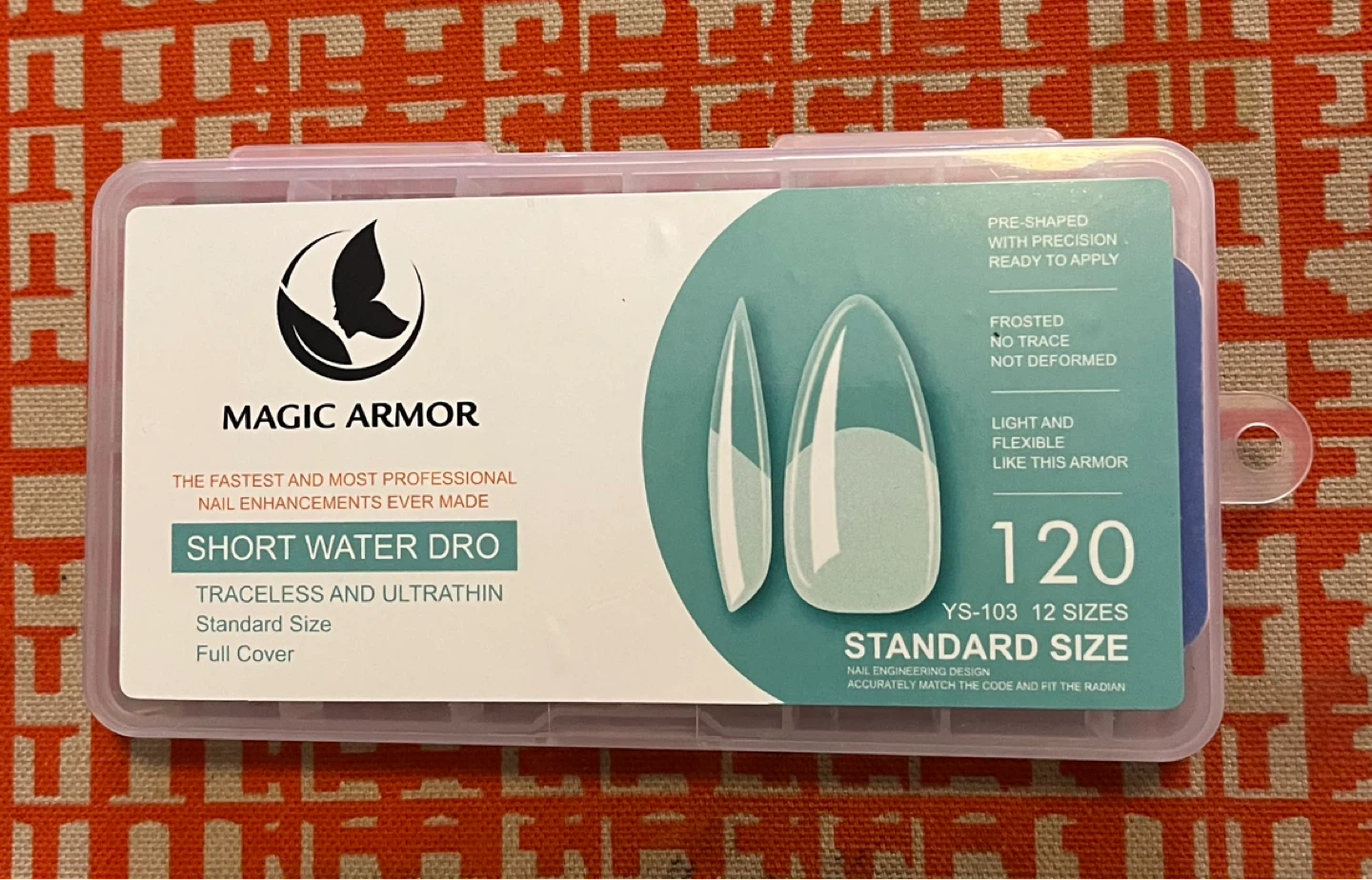 Magic Armor Frosted Short Water Dro Nail Enhancements - photo 2