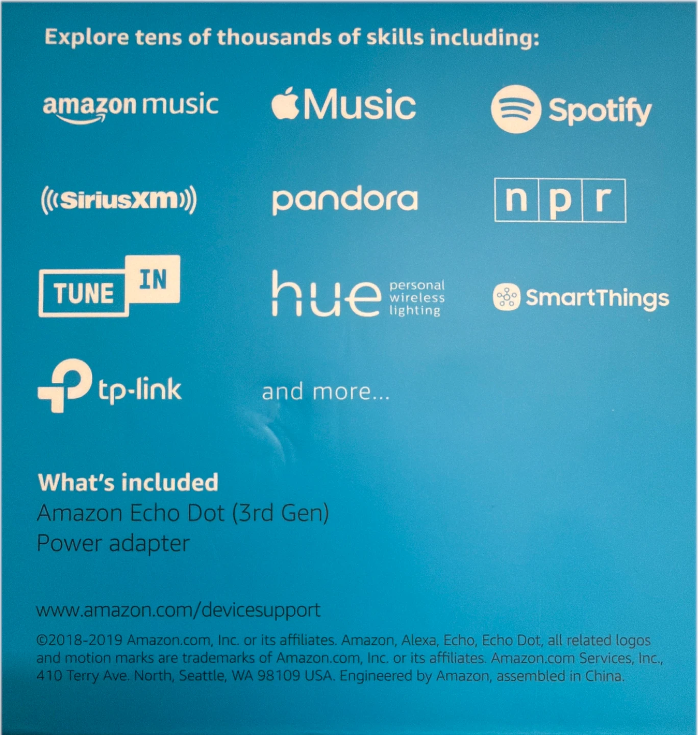 🆕Amazon Echo Dot — 3rd Gen  (NWT) 🌟 - photo 2