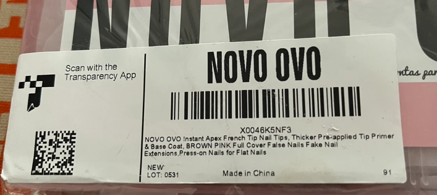 NOVO OVO Instant Apex French Tip Nail Tips - photo 4