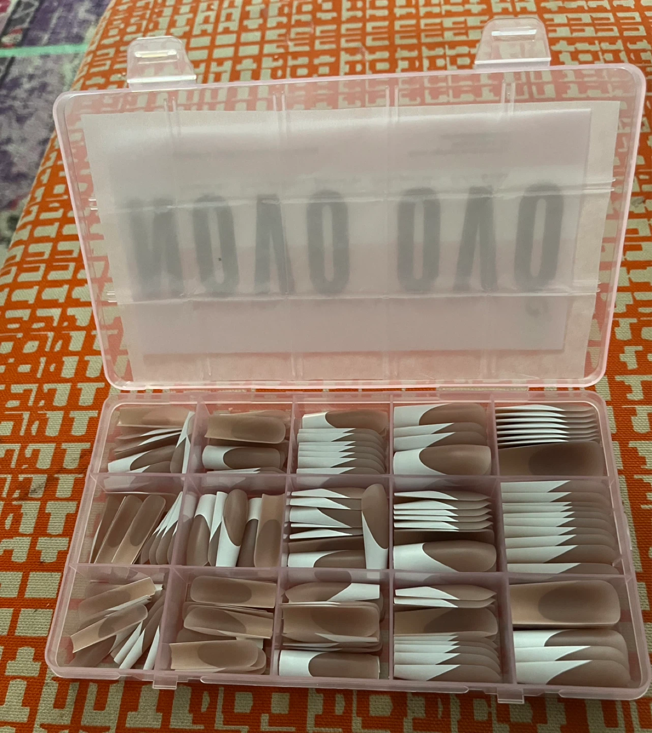NOVO OVO Instant Apex French Tip Nail Tips