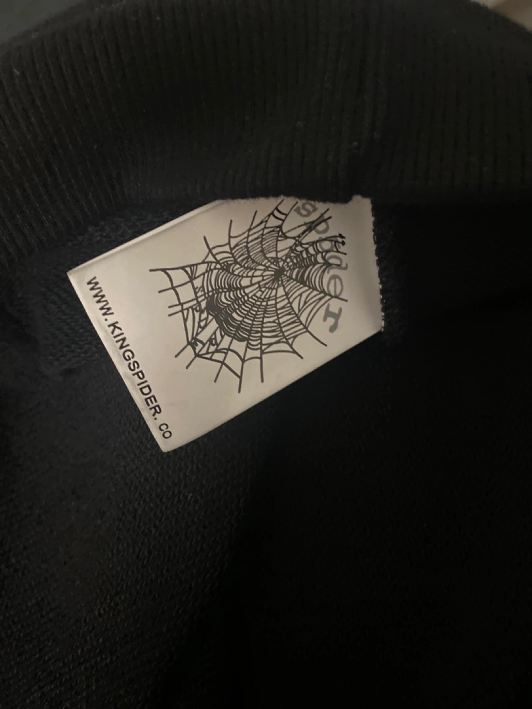 Black Sp5der Hoodie Size M - photo 4