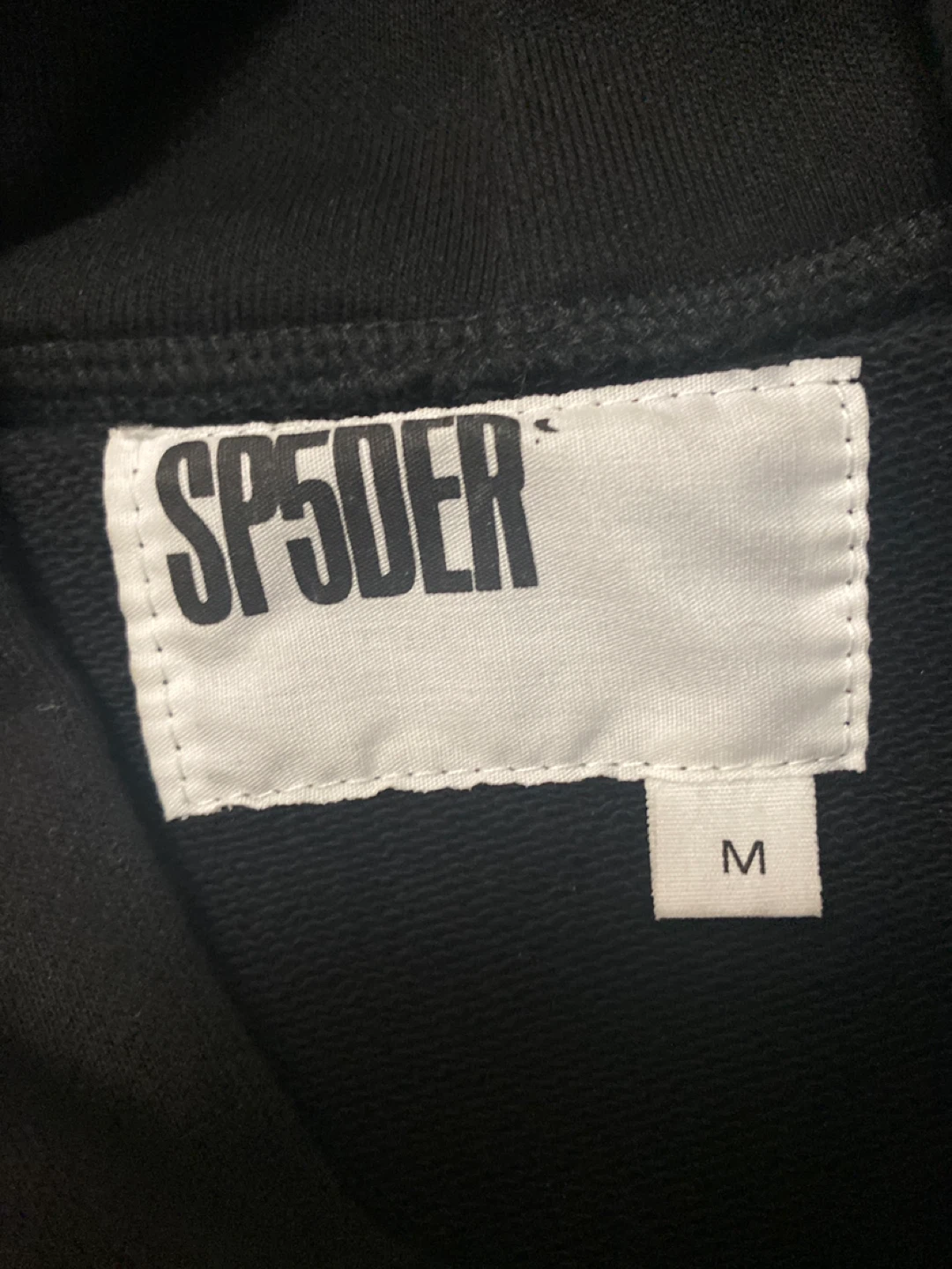 Black Sp5der Hoodie Size M - photo 3