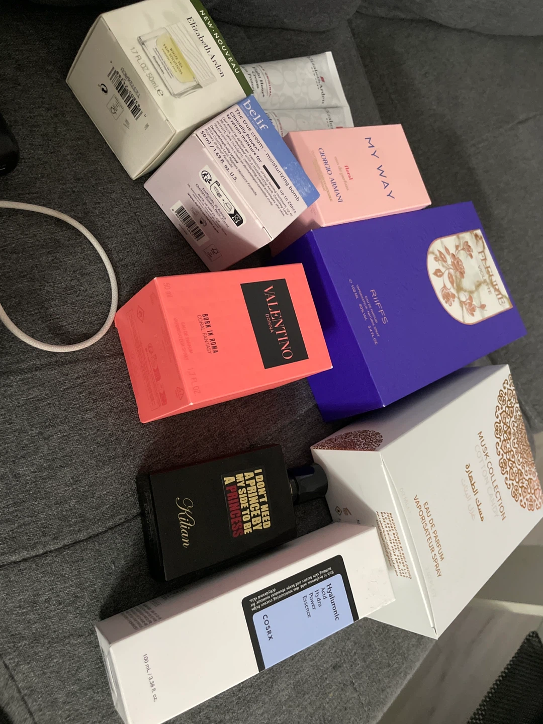 Assorted Perfumes and Skincare Lot
