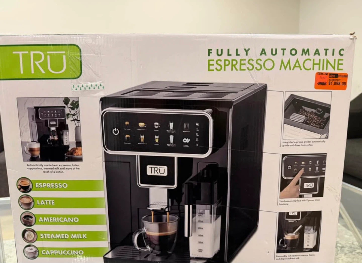 TRU Fully Automatic Espresso Machine