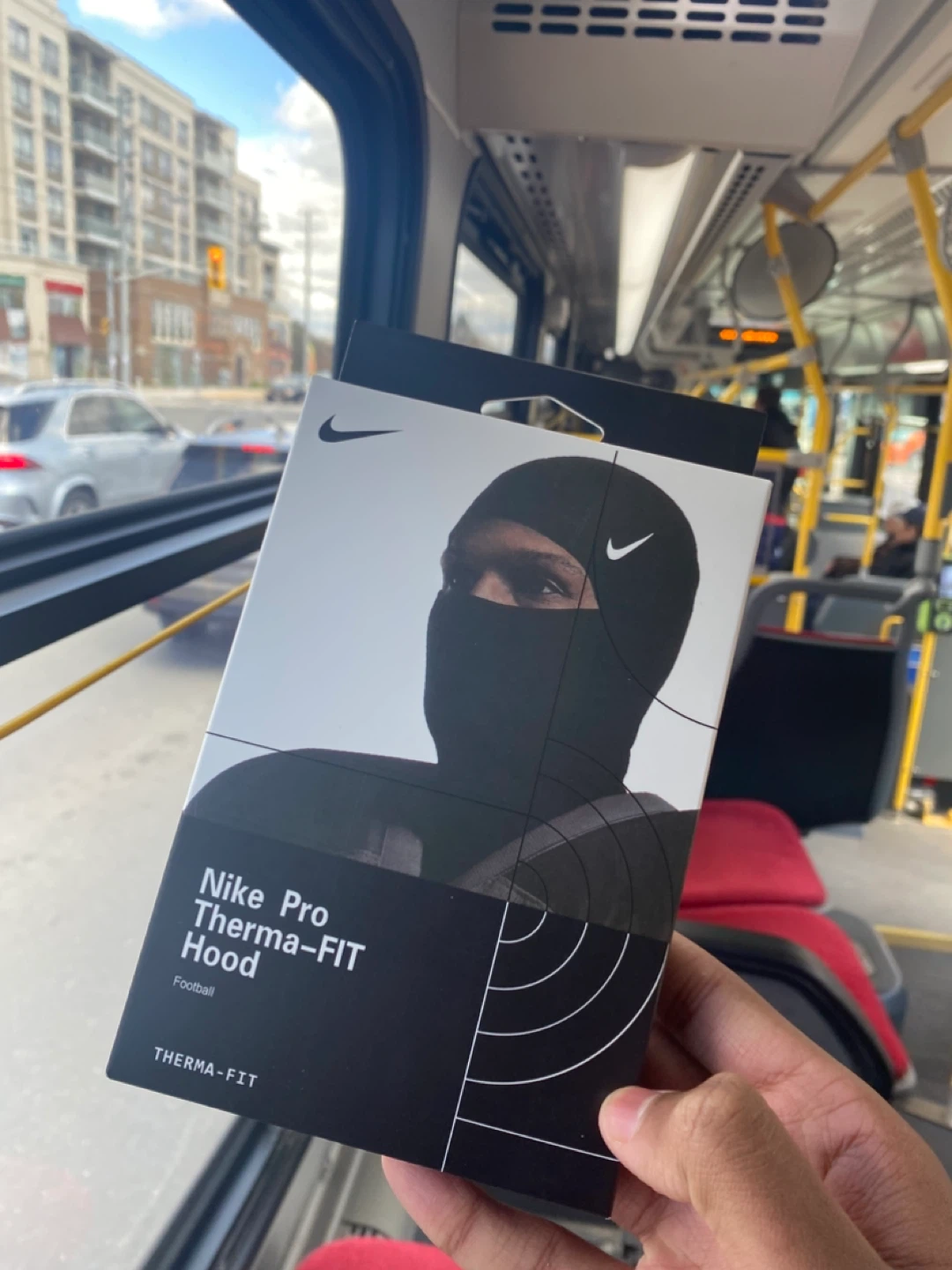 Nike Pro Therma-FIT Hood Football Black