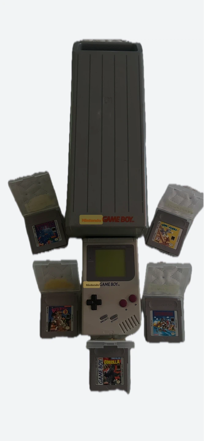 Nintendo Game Boy Bundle - Original DMG + Games + Case