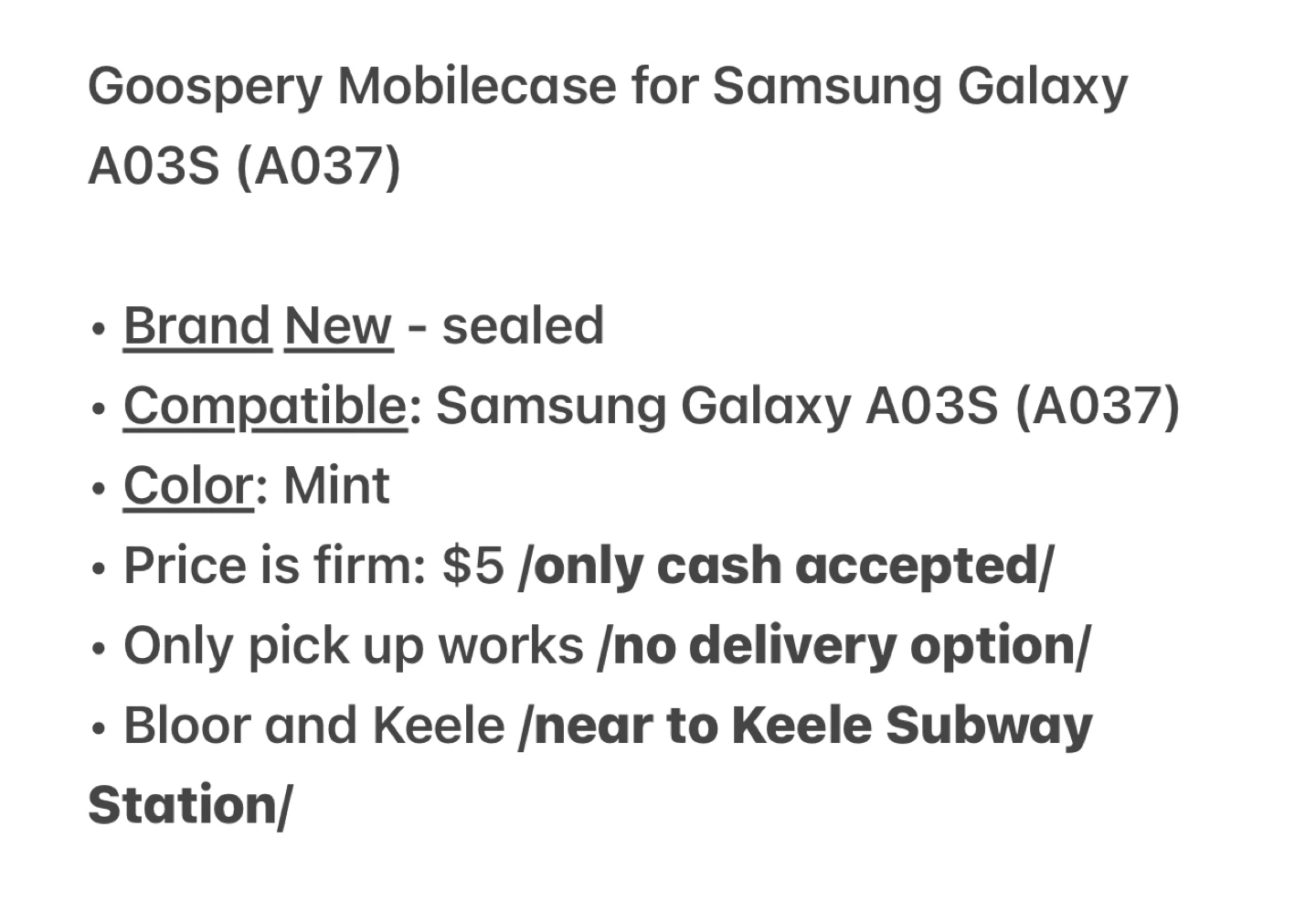 Goospery Mobilecase for Samsung Galaxy A03S (A037) - photo 5