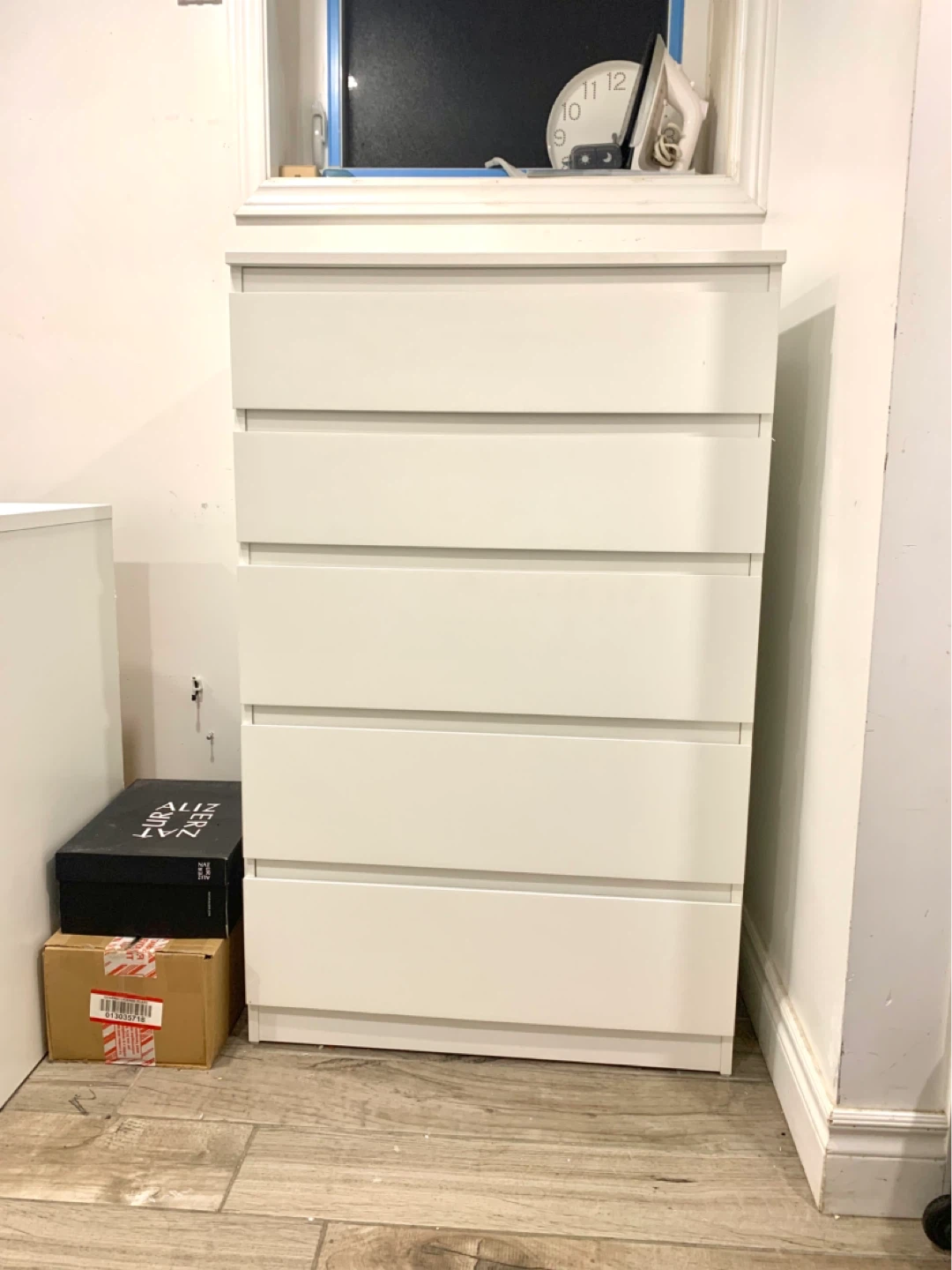 White IKEA MALM 5-Drawer Dresser - photo 2