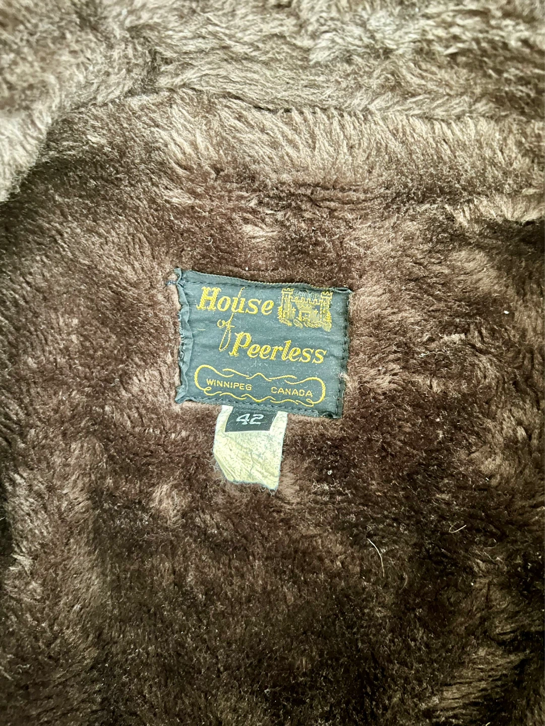 Vintage House of Peerless Faux Fur Lined Corduroy Coat - photo 3